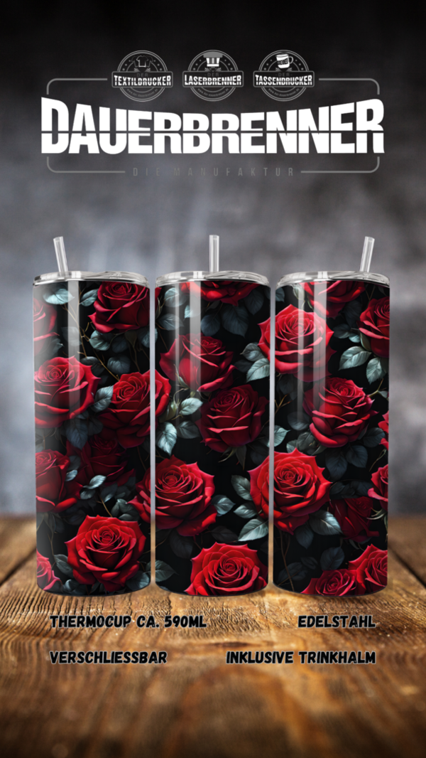 ThermoCup "Dark Roses"