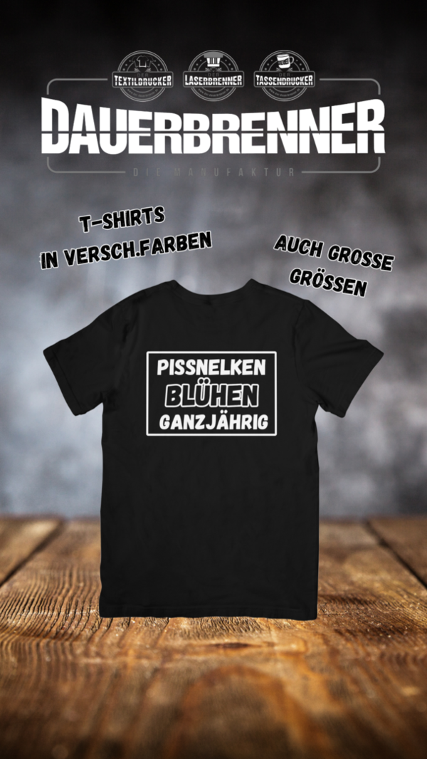 T-Shirt Pissnelken